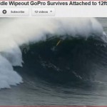 Heaviest Paddle Wipeout GoPro Survives Attached to 12ft Dick Brewer Gun 